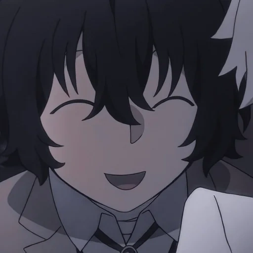 dazai, osamu dadzai, anime dazai osamu, gran perros callejeros dazai, grandes perros callejeros dazai sonrisa