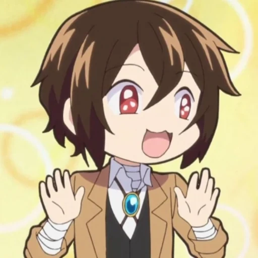 dazaiji, dazai, chibi dazaiji, dazaiji, chibi anime charakter