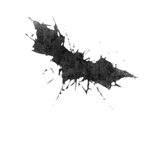 black blot, batman logo art, batman, logotipo do batman, cavaleiro das trevas