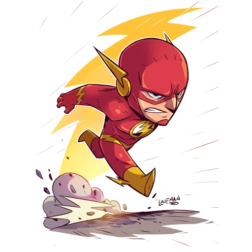 flash, flash, red cliff flush, chibi delhi crawman superhero