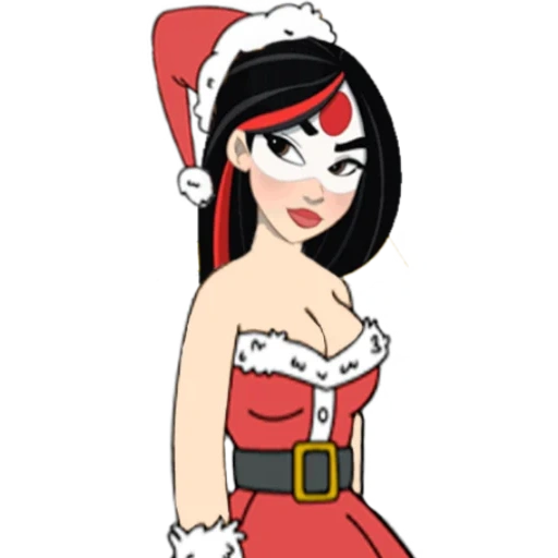 девушка, женщина, sexy santa, гриффины мэг санта, dc super hero girls катана