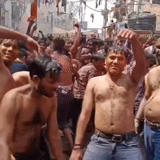 india, uomini, ashura pakistan, vendetta prolungata, pace dall'interno verso l'esterno pakistan ashura festival