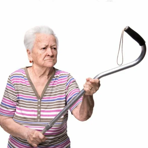 meme lucu, nenek poker, wanita tua dengan tongkat, nenek dengan tongkat, wanita tua dengan tongkat