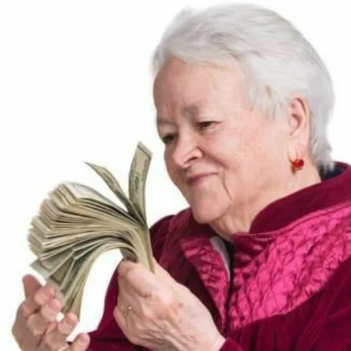 lady mani, minumlah pensiun, jolandi fisser, seorang pensiunan dengan uang, wanita tua dengan uang