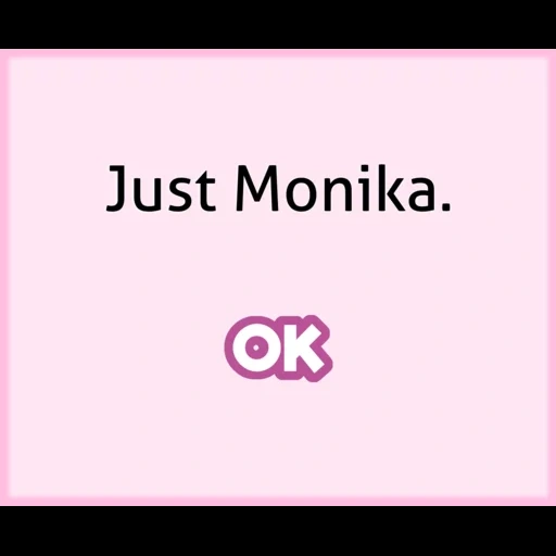 text, just monica, only monica text, just monica nameplate, only monica's brand