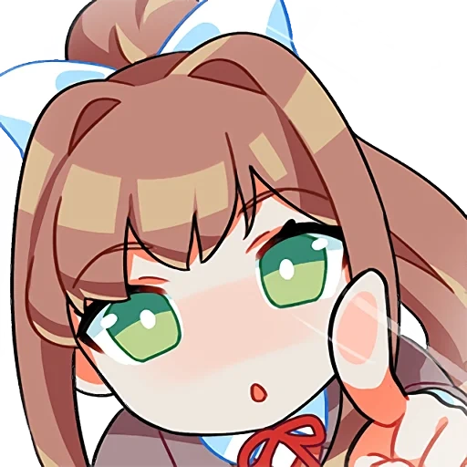 monica, monica ddlc, muelle de monica, monica doki doki, muelle monica pier chibi