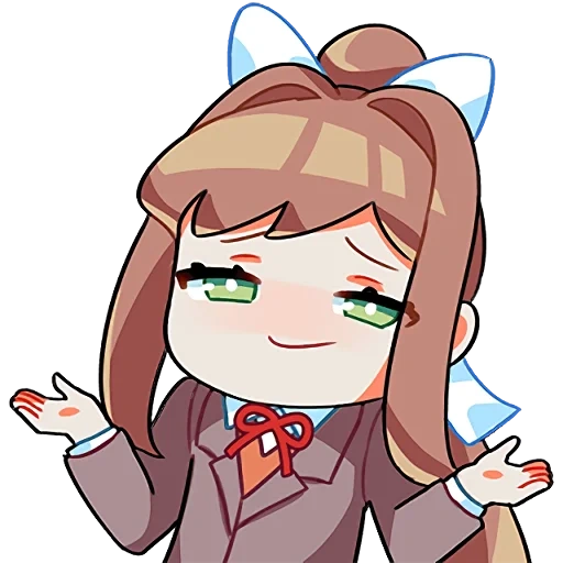 doki doki, monica dodge, monica, monica ddlc, monica marina marina