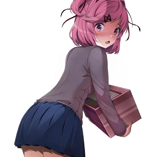 нацуки, doki doki, нацуки ддлк, нацуки спрайты, нацуки doki doki literature club