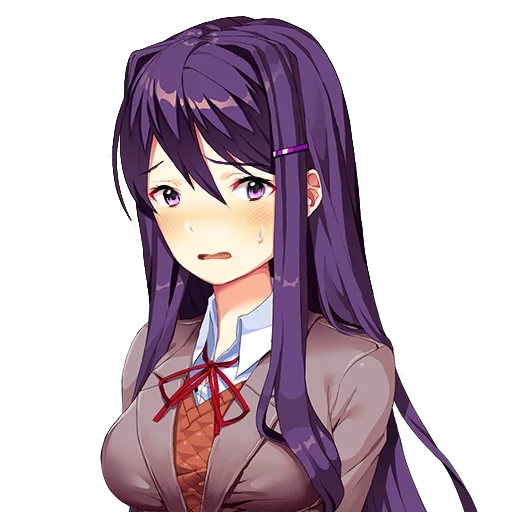 yuri ddlc, ddlk yuri, ddlc yuri, doki doki, literatura doki doki