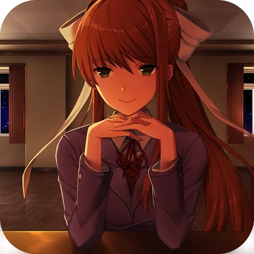 doki doki, solo monica, ddlc monika, monica ddlk, docks docks monica