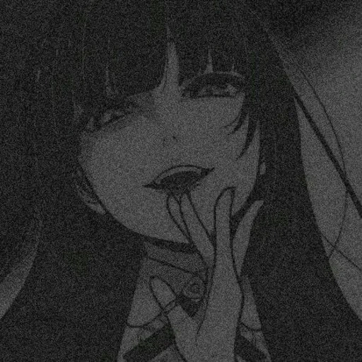 figura, dead inside, animação escura, menina anime