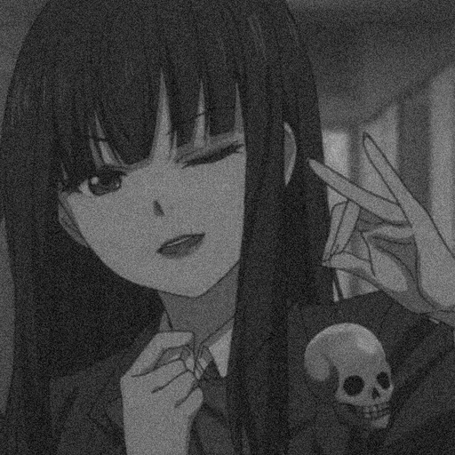 sile, picture, dark anime, anime girls