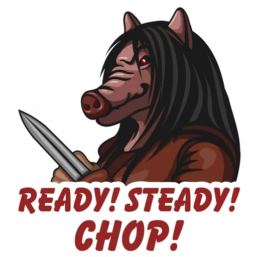 devastation of hope dead by daylight, stickers for telegram, stickers, set of stickers, dead dylight mobile pig