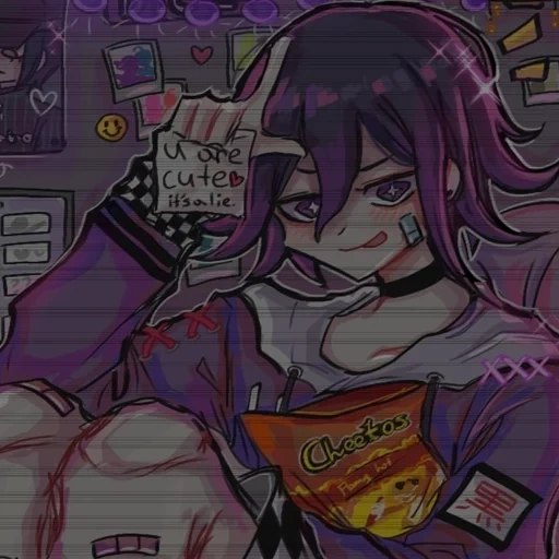 kokichi, kokich ohm, oma kokichi, arte de anime