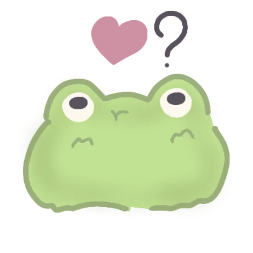 zhabuli, two frogs, kawaii frog, the frog is sweet, frog kavai drawings