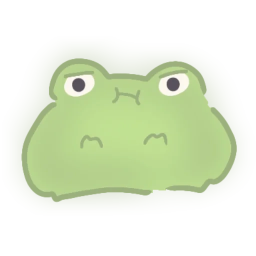 zhabuli, frog, the frog is sweet, kawaii frogs, frog drawings are cute