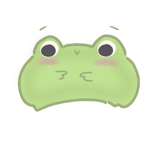 zhabuli, frog, frying background, the frog is sweet, frog drawings are cute