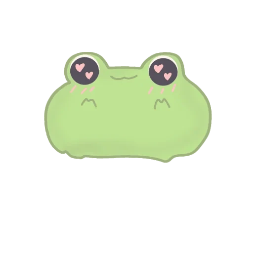 zhabuli, frog, frog muzzle, frog drawings are cute, frog stickers are cute