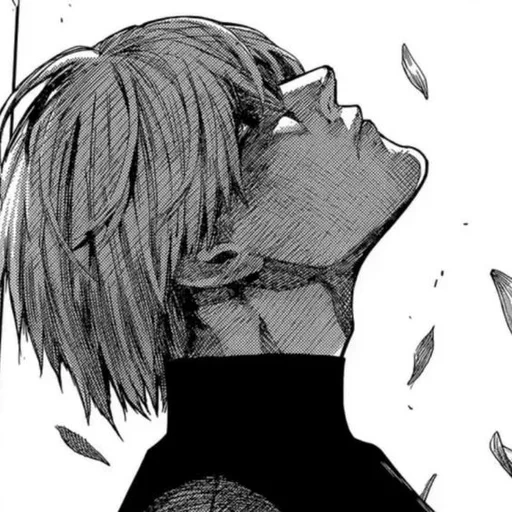 рисунок, ken kaneki, аниме манга, манга токийский гуль, канеки манга dead inside