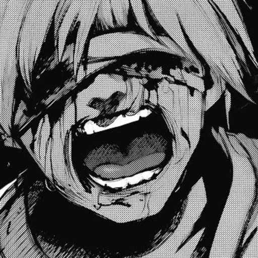 image, ken kaneki, l'anime est terrible, kaneki ahegao, tokyo ghoul