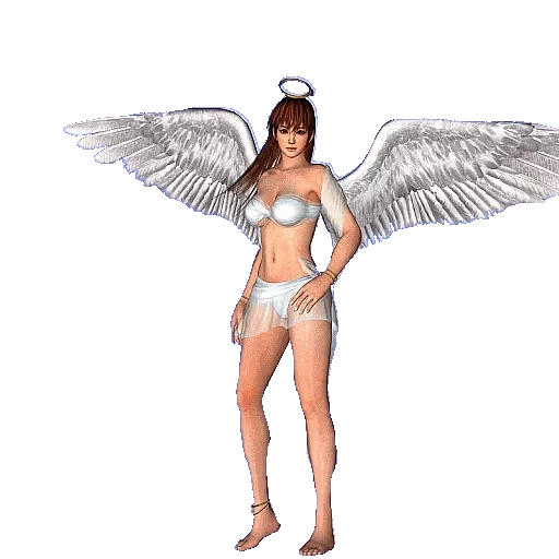angel 3d, ange ange, angel girl 3d, fille ange sans fond