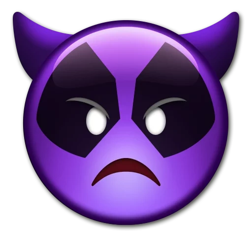 emoji demon, emoji devil, smiley demon, emoji è un demone viola, emoji demon purple