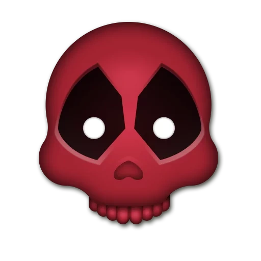 emoji deadpool, emoji deadpool, stiker deadpool, ekspresi deadpool, emoji mata merah