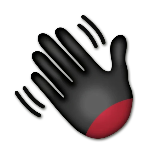 mano, la mano di emoji, la mano di smidiik, emoji tossic, emoji saluta la mano