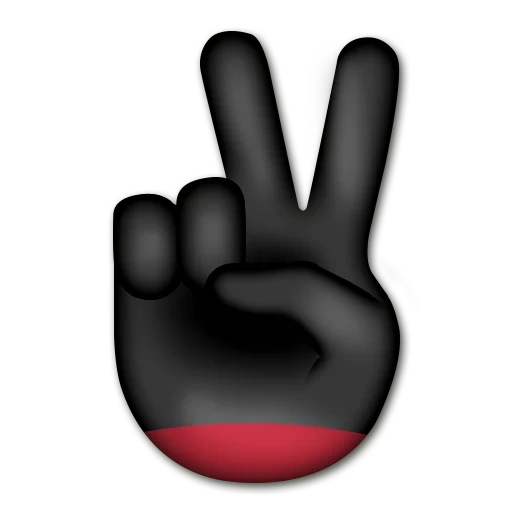 símbolo de expresión, brazo de expresión, mano de expresión, manos sonrientes, expresión de puño negro