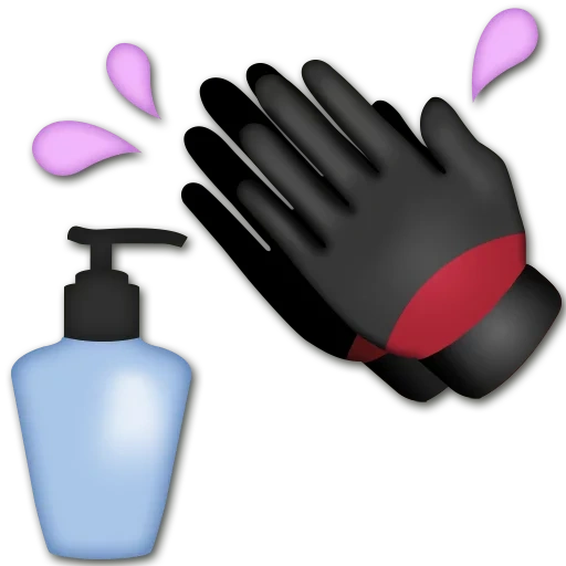 guantes, signo de guante, proteínas faciales, insignia de guante, imagen de la mano