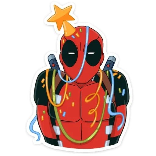 дэдпул, нг дэдпул, deadpool новогодние