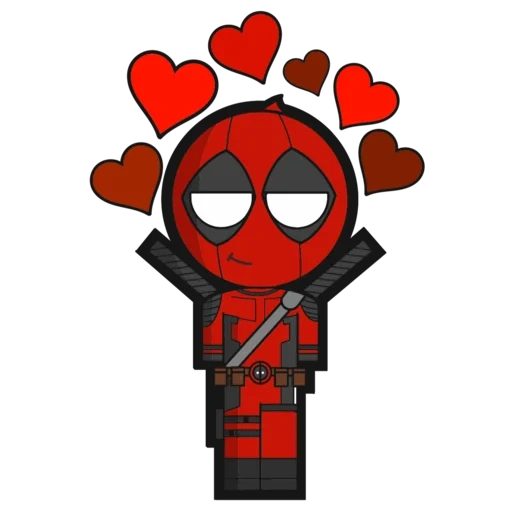 dead pool, deadpool 2, mini deadpool, deadpool chibi, héroes de deadpool