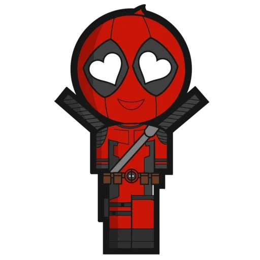 deadpool 2, deadpool label, mini deadpool, deadpool hero, deadpool