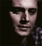 v í deo, gifer, dean winchester, jokes about men's resentment, dean winchester's gif tears