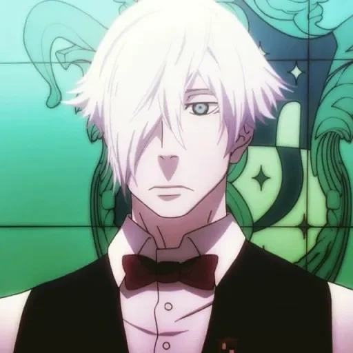 kunde kimm, anime della parata della morte, parata della morte, queen dekin death parade, anime death parade de keem