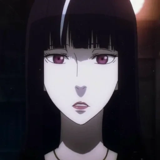 bilhar mortais, cabelo preto de anime, parada da morte chiyuki, legendas de desfile da morte, parade da morte de anime chiyuki