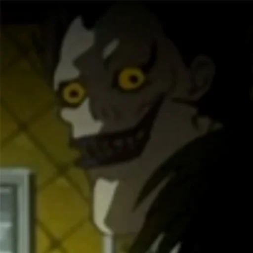 gli dei della morte, screenshot ryuk, death note, ryuk nota della morte, il dio della morte è ryuk rem