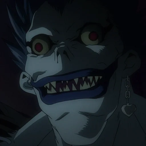 os deuses da morte, caderno da morte, o deus da morte é ryuk, nota de morte da morte, nota da morte deus da morte ryuk