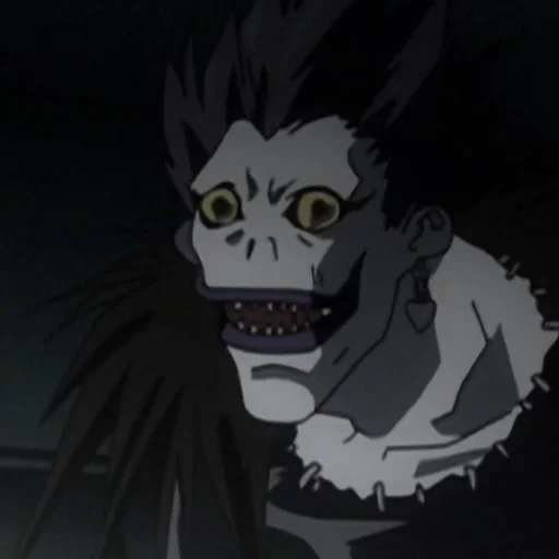 dieu de la mort, menace de mort, le dieu de la mort est ryuk, note de mort, remarque de la mort dieu de la mort ryuk