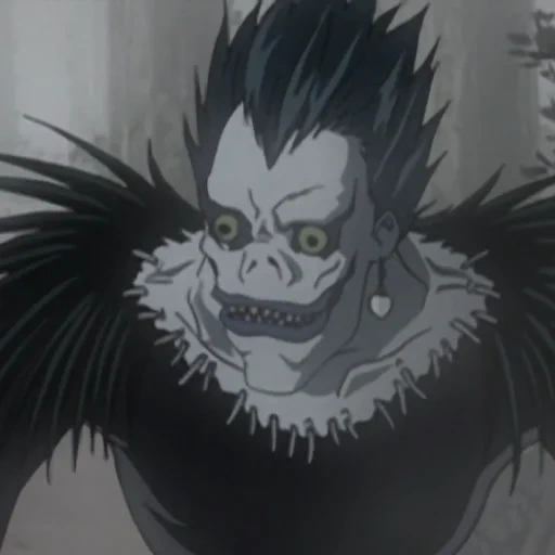 dieu de la mort, menace de mort, le dieu de la mort est ryuk, note de mort, remarque de la mort dieu de la mort ryuk