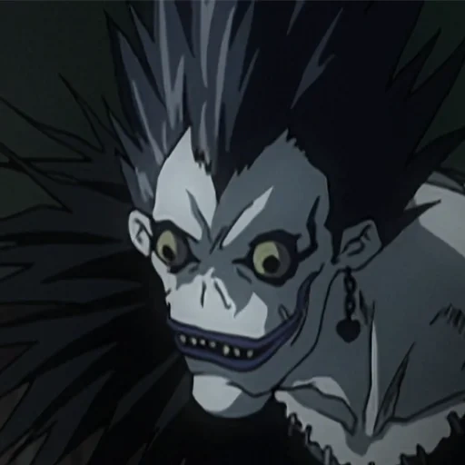 dios de la muerte, aviso de muerte, el dios de la muerte es ryuk, nota de muerte de la muerte, nota de la muerte dios de la muerte ryuk