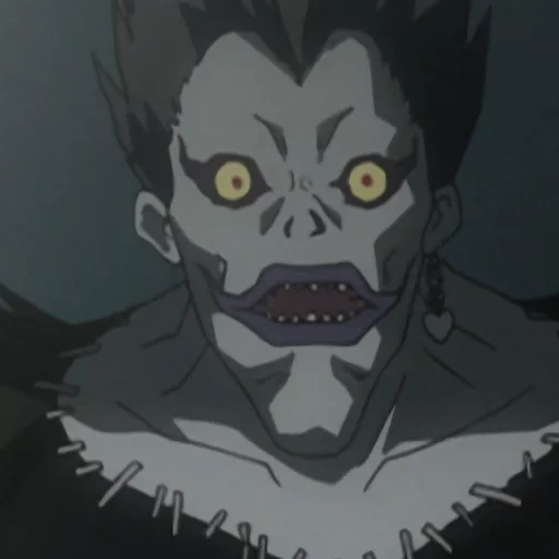 les dieux de la mort, menace de mort, le dieu de la mort est ryuk, ryuk note de la mort, ryuk remarque de la mort arrête durement