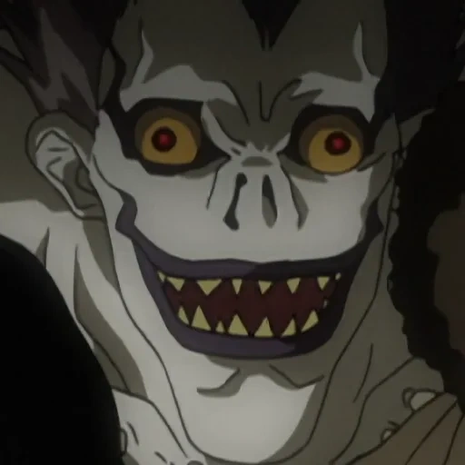 dios de la muerte, aviso de muerte, el dios de la muerte es ryuk, nota de dioses de la muerte, nota de muerte de la muerte