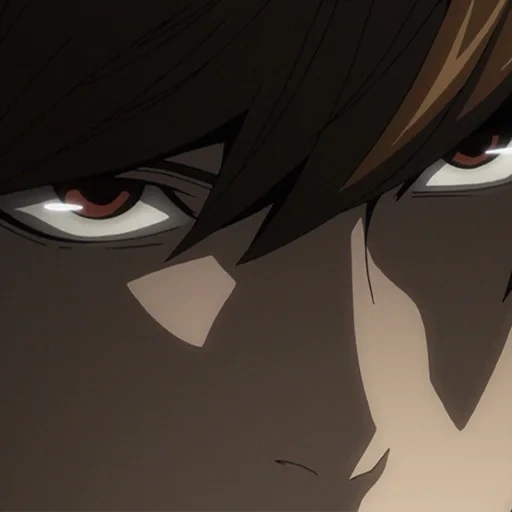 yagami léger, menace de mort, yagami light kira, l note de mort, look léger