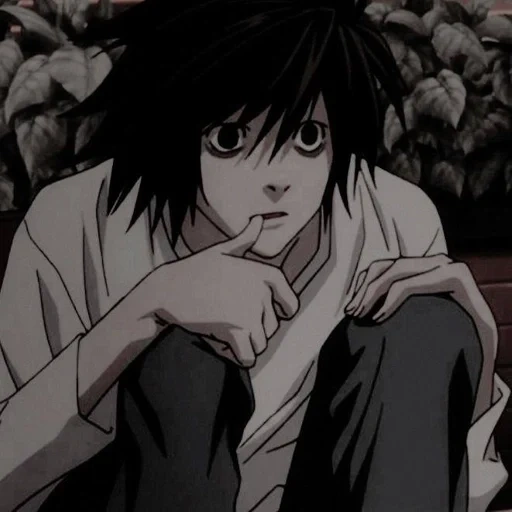 death note, anime characters, death note l, l death note, the death note of the email