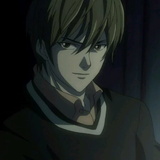 yagami light, death note, nota di morte 1 stagione, yagami light note of death, la nota di morte di yagami light sorride