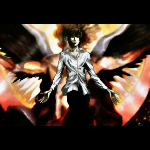 light eight upper, eight gods and light gods, death note, light death, light of eight gods and death