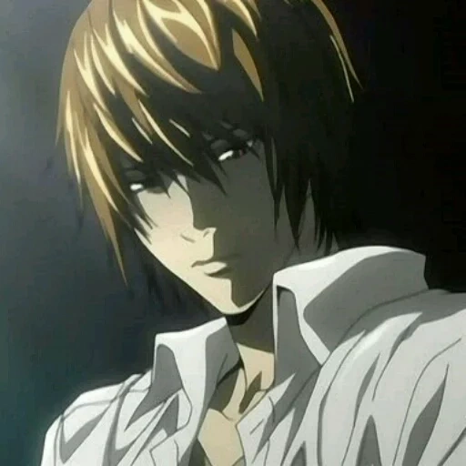 yagami léger, menace de mort, death note rain, note de mort l, esthétique de la lumière yagami