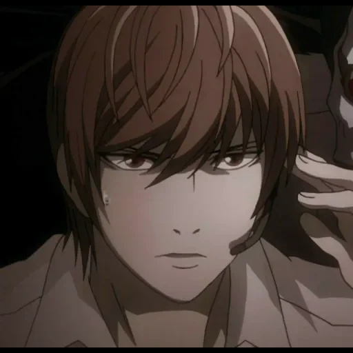 yagami light, death note, anime leggero yagami, nota di morte della vita, nota di morte yagami light