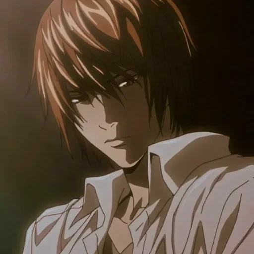 yagami light, aviso de muerte, l nota de muerte, estética de la luz yagami, nota de muerte yagami luz